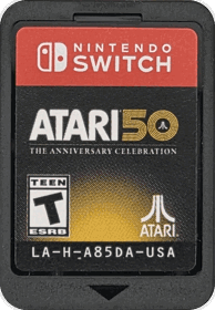 Atari 50: The Anniversary Celebration - Cart - Front