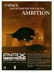 Pax Imperia: Eminent Domain - Advertisement Flyer - Front