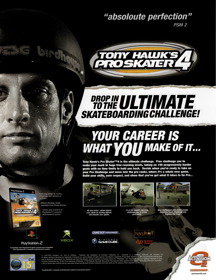 Tony Hawk's Pro Skater 4 - Advertisement Flyer - Front