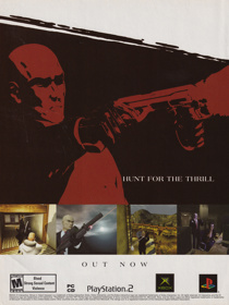 Hitman 2: Silent Assassin - Advertisement Flyer - Front
