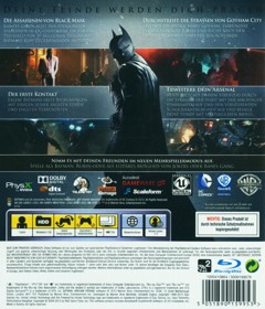 Batman: Arkham Origins - Box - Back