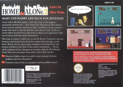 Home Alone 2: Lost in New York - Box - Back