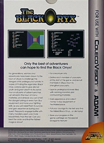The Black Onyx - Box - Back