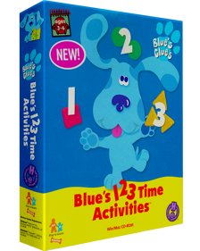 Blue's 123 Time Activities - Box - 3D