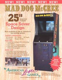Mad Dog McCree - Advertisement Flyer - Front