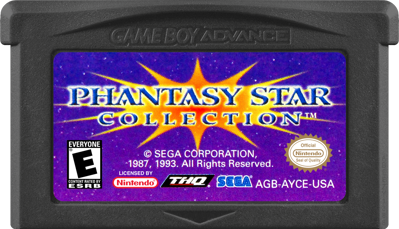 Phantasy Star Collection - Cart - Front Image