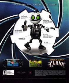 Secret Agent Clank - Advertisement Flyer - Front