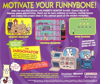Dilbert's Desktop Games - Box - Back