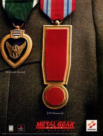 Metal Gear Solid: VR Missions - Advertisement Flyer - Front