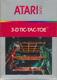 3-D Tic-Tac-Toe - Box - Front