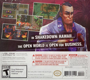 Shakedown: Hawaii - Box - Back