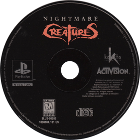 Nightmare Creatures - Disc Image