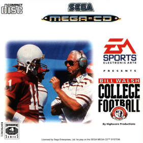 Bill Walsh College Football - Fanart - Box - Front