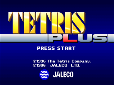Tetris Plus - Screenshot - Game Title Image