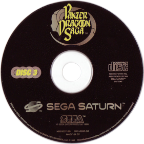 Panzer Dragoon Saga - Disc