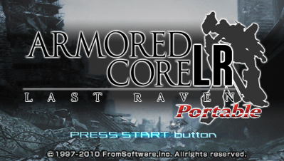 Armored Core: Last Raven Portable - Screenshot - Game Title Image