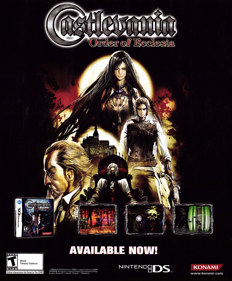 Castlevania: Order of Ecclesia - Advertisement Flyer - Front