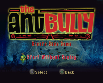 The Ant Bully - Screenshot - Game Select