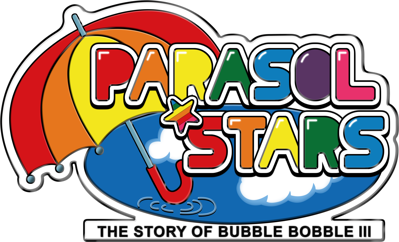Parasol Stars: The Story of Bubble Bobble III - Clear Logo Image