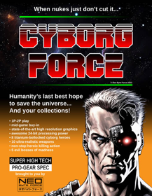 Cyborg Force - Advertisement Flyer - Front