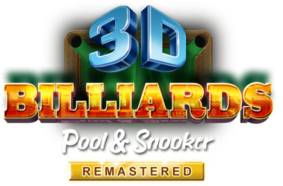 3D Billiards: Pool & Snooker Remastered - Clear Logo