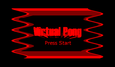 Virtual Pong - Screenshot - Game Title