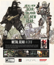 Metal Gear Ac!d - Advertisement Flyer - Front