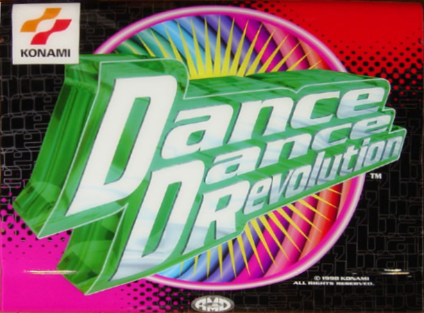 Dance Dance Revolution cabinet marquee artwork