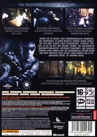 The Chronicles of Riddick: Assault on Dark Athena - Box - Back