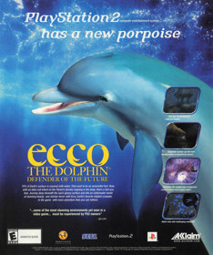 Ecco the Dolphin: Defender of the Future - Advertisement Flyer - Front