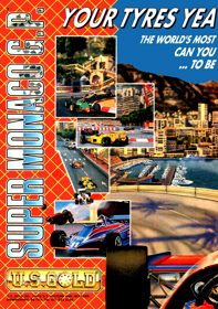 Super Monaco G.P. - Advertisement Flyer - Front