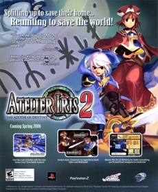 Atelier Iris 2: The Azoth of Destiny - Advertisement Flyer - Front