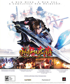 Onimusha: Dawn of Dreams - Advertisement Flyer - Front