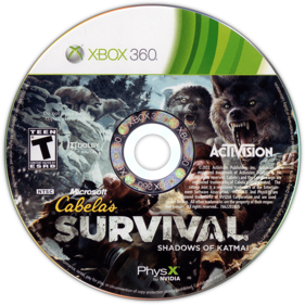 Cabela's Survival: Shadows of Katmai - Disc Image