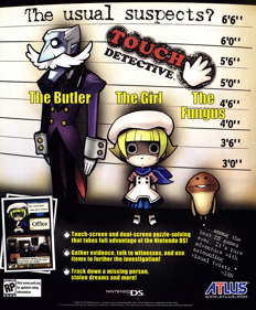Touch Detective - Advertisement Flyer - Front