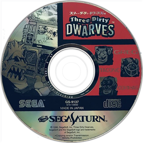 Three Dirty Dwarves - Disc