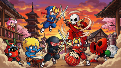 Super Ninja-Kun - Fanart - Background