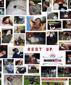 Madden NFL 06 - Advertisement Flyer - Front