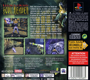 Legacy of Kain: Soul Reaver - Box - Back Image
