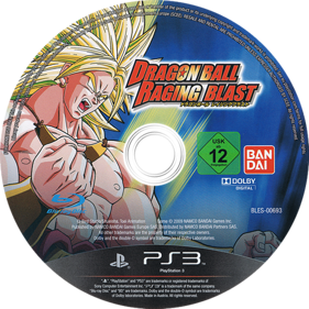 Dragon Ball: Raging Blast - Disc