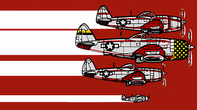 P-47 Aces - Fanart - Background