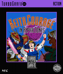 Keith Courage in Alpha Zones - Fanart - Box - Front