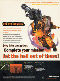 Outwars - Advertisement Flyer - Front