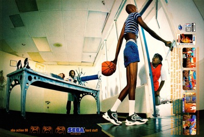 NBA Action 98 - Advertisement Flyer - Front
