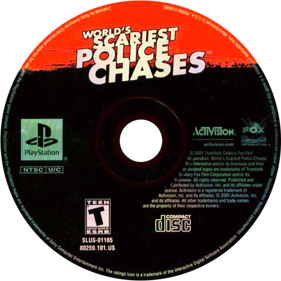 World's Scariest Police Chases - Disc Image