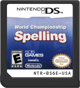 World Championship Spelling - Cart - Front Image