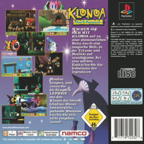 Klonoa: Door to Phantomile - Box - Back