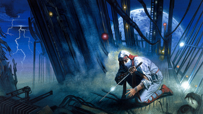 Shinobi III: Return of the Ninja Master - Fanart - Background