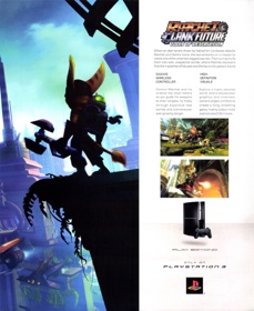 Ratchet & Clank Future: Tools of Destruction - Advertisement Flyer - Front