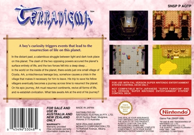 Terranigma - Box - Back Image